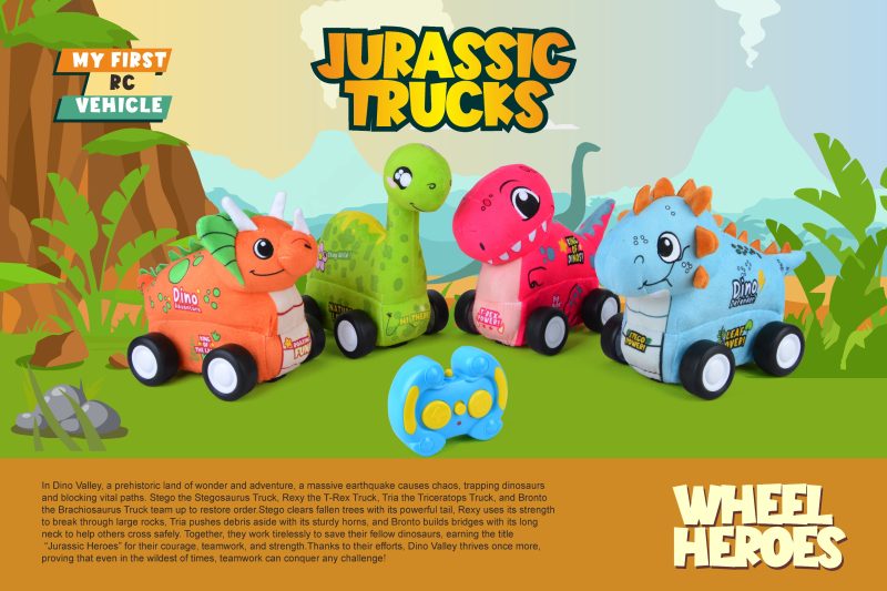 2.4G RC Jurassic Trucks
